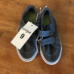 Grey Cat & Jack Velcro strap sneakers